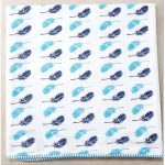 Blue Feather Print Design Dohar