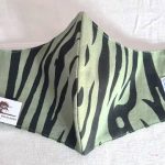 Tiger Print Green face Mask