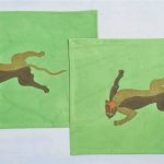 Tiger  Print Olive Green Colour Table Mats (Set Of 4)