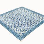Blue & Turquoise floral jaal design Table cover