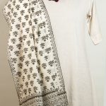 Black colour Flower design  Mal-Mal Dupatta