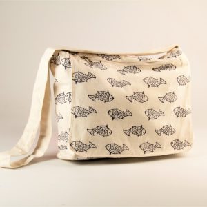 Fish Design Print Sling Bag, Standard Size